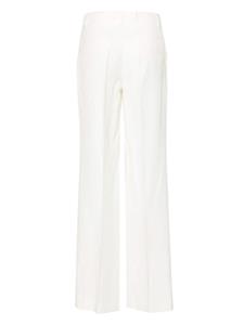 P.A.R.O.S.H. mid-rise straight-leg tailored trousers - Beige