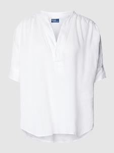 Polo Ralph Lauren Blouseshirt van linnen met tuniekkraag, model 'RAYAN'