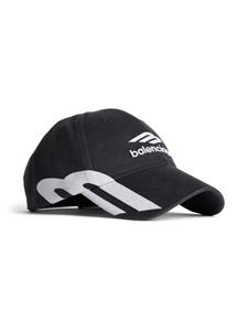 Balenciaga 3B Sports Icon pet met geborduurd logo - Zwart