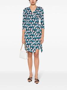 DVF Diane von Furstenberg floral-print silk minidress - Veelkleurig