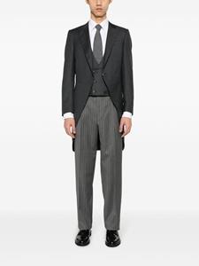 Canali pinstripe-pattern wool trousers - Grijs