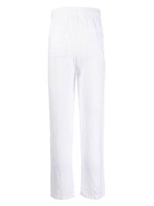 James Perse straight-leg linen trousers - Wit