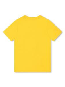 Dkny Kids logo-print cotton T-shirt - Geel