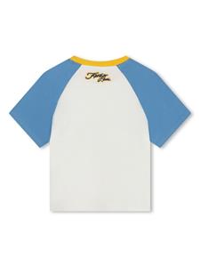 Kenzo Kids logo-print organic-cotton T-shirt - Beige