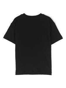 MSGM Kids logo-print cotton T-shirt - Zwart