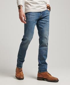 Superdry Mannen Merchant Store - Biologische Slim Jeans Blauw
