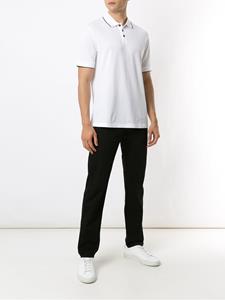 Giorgio Armani Poloshirt met contrasterende afwerking - Wit