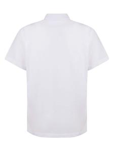 Bally Poloshirt met geborduurd logo - Wit