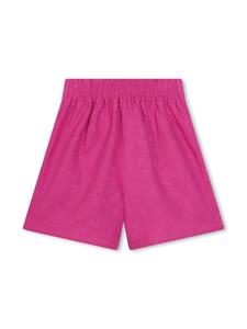 Chloé Kids Linnen shorts - Roze