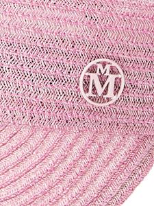 Maison Michel Tiger interwoven cap - Roze