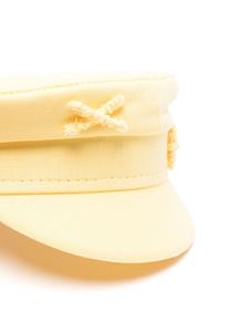 Ruslan Baginskiy appliqué-logo linen hat - Geel