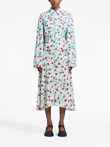 Marni Midi-rok met bloemenprint - Wit