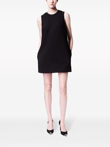 AREA cut out-detail sleeveless minidress - Zwart