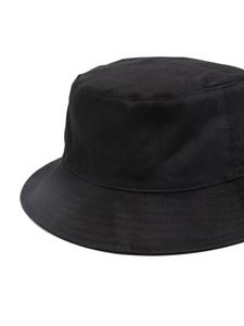 Kenzo embroidered-logo bucket hat - Zwart