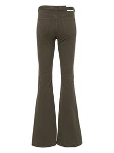 PINKO Flora high-rise bootcut jeans - Groen