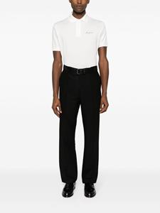 Paul Smith logo-embroidered cotton polo shirt - Wit