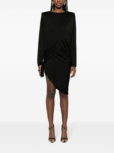 Saint Laurent Asymmetrische jurk - Zwart
