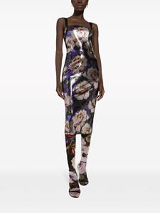 Dolce & Gabbana Midi-jurk met pailletten - Paars