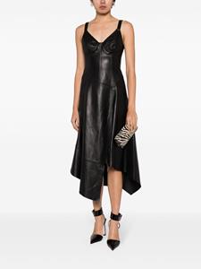 Jason Wu Collection Asymmetrische midi-jurk - Zwart