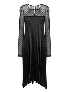 NISSA Geplooide jurk - Zwart