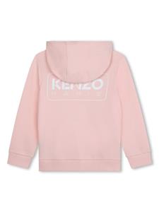 Kenzo Kids Hoodie met logoprint - Roze