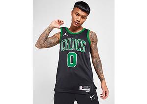 Jordan Boston Celtics Statement Edition Swingman  NBA-jersey met Dri-FIT - Black- Heren