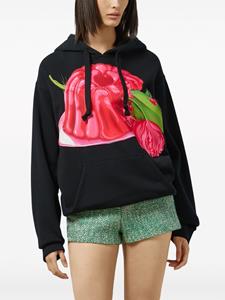 Gucci Katoenen hoodie met print - Zwart