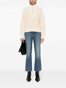 7 For All Mankind high-rise cropped jeans - Blauw