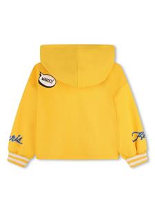 Kenzo Kids Katoenen hoodie met tijgerprint - Geel