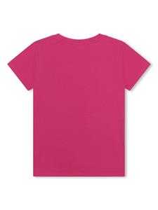 Michael Kors Kids Katoenen T-shirt met logo - Roze