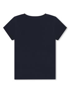 Michael Kors Kids Jersey T-shirt met logopatch - Blauw