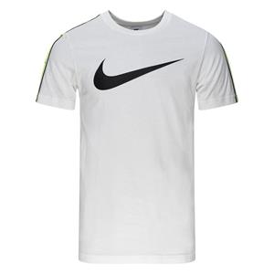 Nike T-shirt NSW Repeat Sportswear - Wit/Neon/Zwart