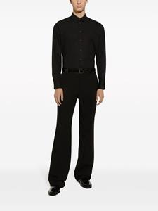 Dolce & Gabbana wide-leg tuxedo trousers - Zwart