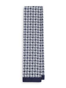 Dolce & Gabbana geometric-print silk scarf - Blauw