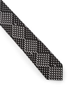 Dolce & Gabbana graphic-print silk twill tie - Zwart