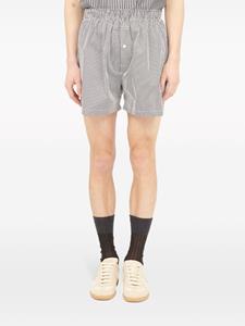 Maison Margiela Gestreepte shorts met elastische taille - 961 BLACK/WHITE