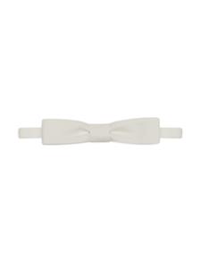 Saint Laurent poplin cotton bow tie - Wit