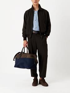 Giorgio Armani pleated cropped trousers - Zwart