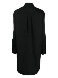 Alexander McQueen wool shirt minidress - Zwart