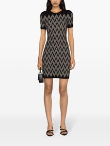 Missoni Mini-jurk met zigzag patroon - Zwart