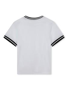 Dkny Kids logo-print organic-cotton T-shirt - Wit