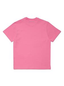 Dsquared2 Kids Katoenen T-shirt met logoprint - Roze