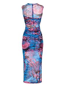 PINKO Midi-jurk met print - Blauw