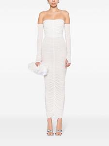 Alex Perry crystal-embellished dress - Wit