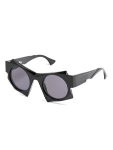 Kuboraum U5 zonnebril met geometrisch montuur - Zwart