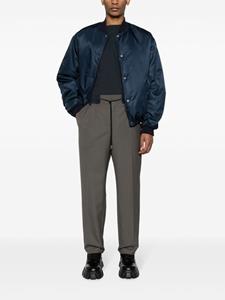 Sacai cotton tapered trousers - Grijs