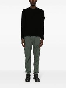 Stone Island Compass-badge tapered cargo trousers - Groen