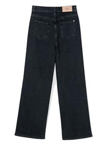 7 For All Mankind x Chiara Biasi high-rise wide-leg jeans - Blauw