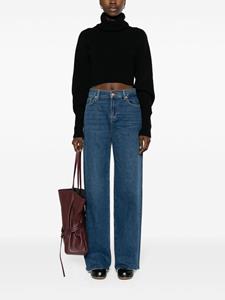 7 For All Mankind Scout high-rise wide-leg jeans - Blauw