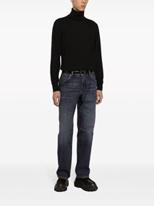 Dolce & Gabbana whiskering effect straight-legged jeans - Blauw